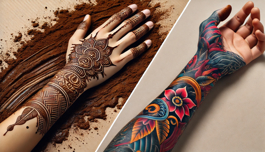 Henna Tattoos vs. Traditional Tattoos: Safety and Risks