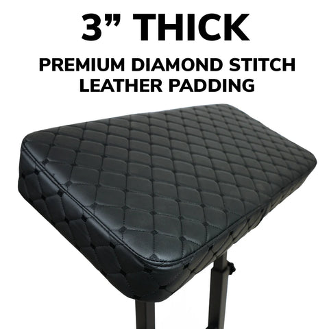 CAM Adjustable XXL Arm Rest - Diamond Stitch