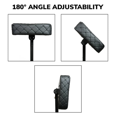 CAM Adjustable XXL Arm Rest - Diamond Stitch