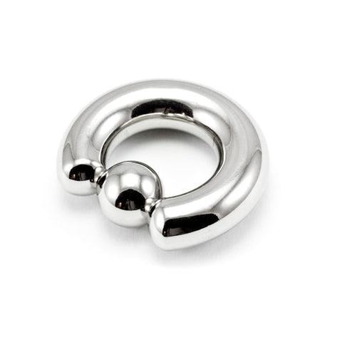 Stainless Steel Captive Rings 0 Gauge - tommys supplies