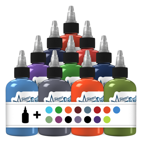 25 Essential Set 2 Tattoo Ink - tommys supplies